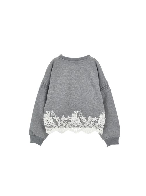 Felpa, bambina, logata. ERMANNO SCERVINO | Z9H603 80960032